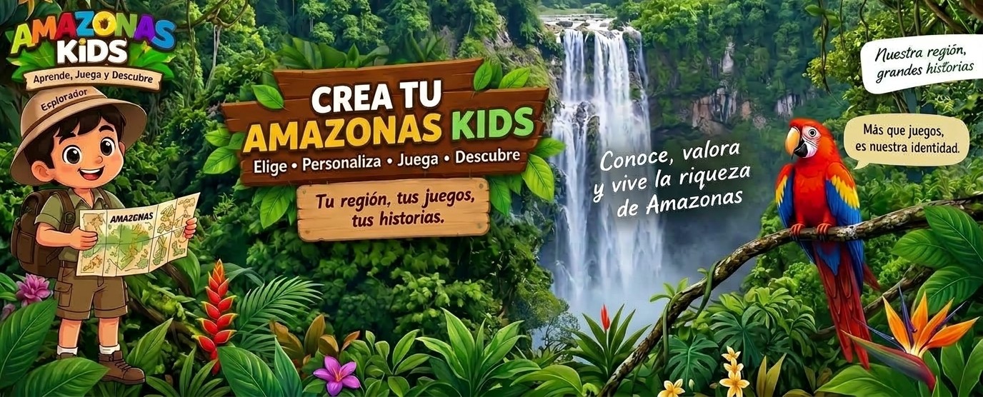Banner de Amazonas Kids